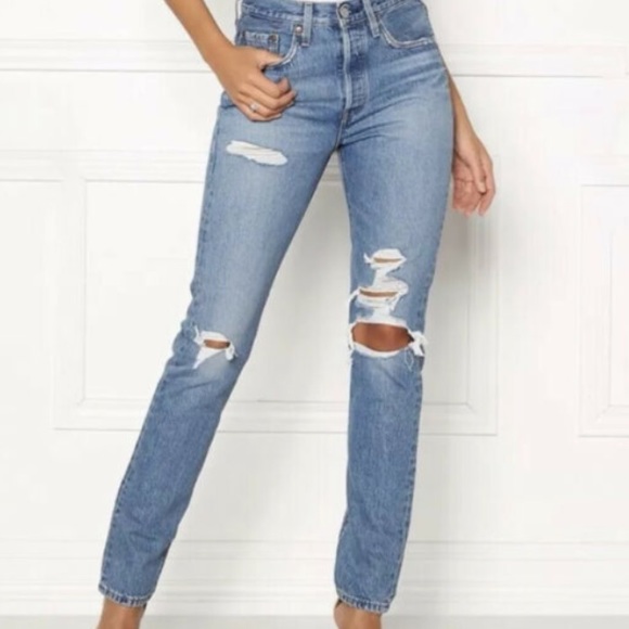 Levi's Denim - NWT Levi’s 501 skinny jeans Size 24w 28L